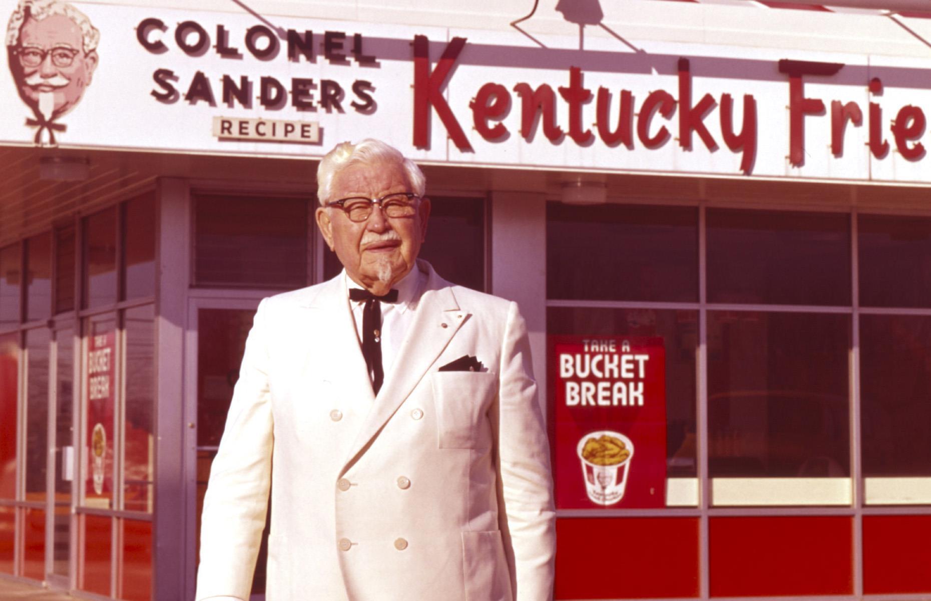 Harland Sanders – Net worth: $13 million (£10m)
